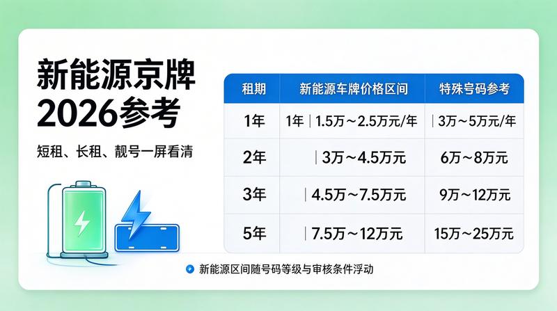 2026年北京车牌管理新规解读